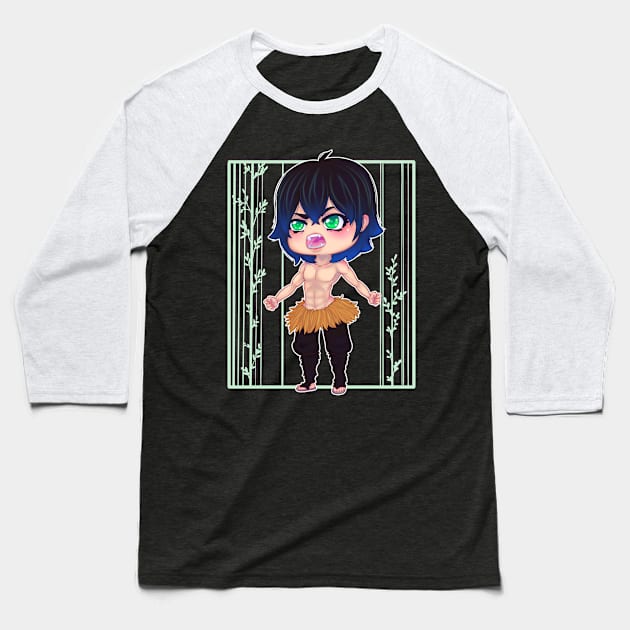 Chibi Inosuke Baseball T-Shirt by 3lue5tar.Fanart.Shop